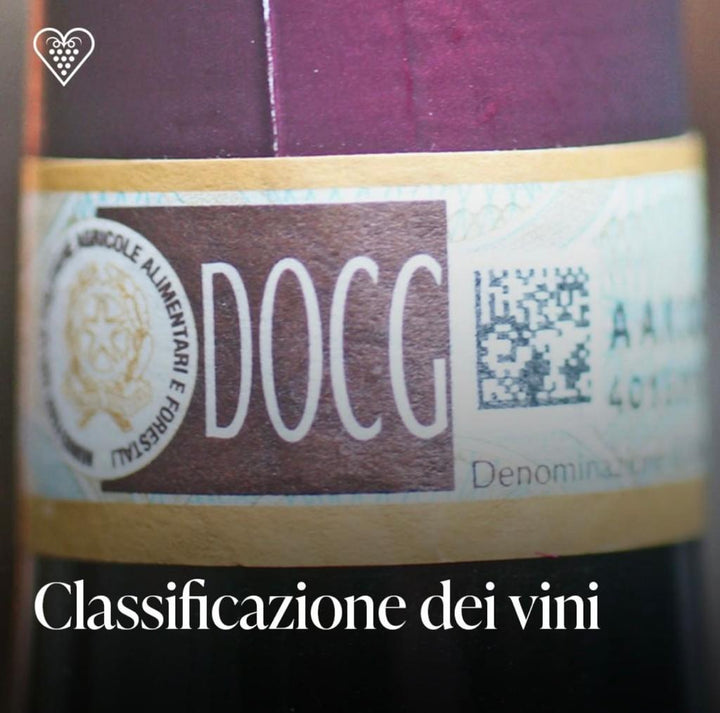 Classificazione dei Vini Italiani - Carta dei Vini