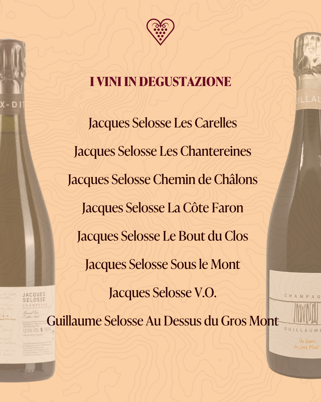 Degustazione Selosse 7 Ottobre 2026