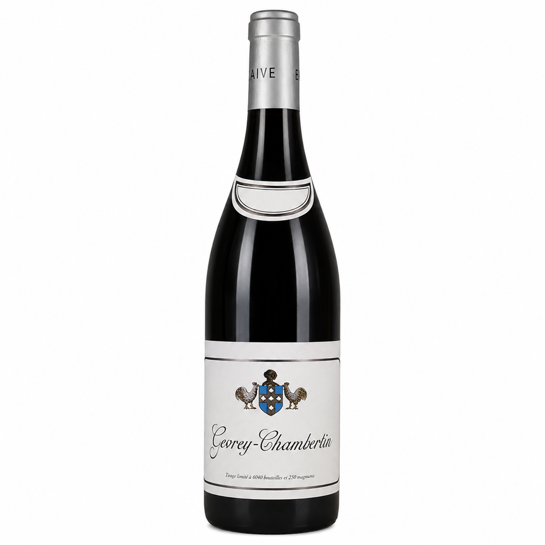 Bottiglia di vino rosso Domaine Leflaive Gevrey-Chambertin 2020, pregiato Pinot Nero della Borgogna.