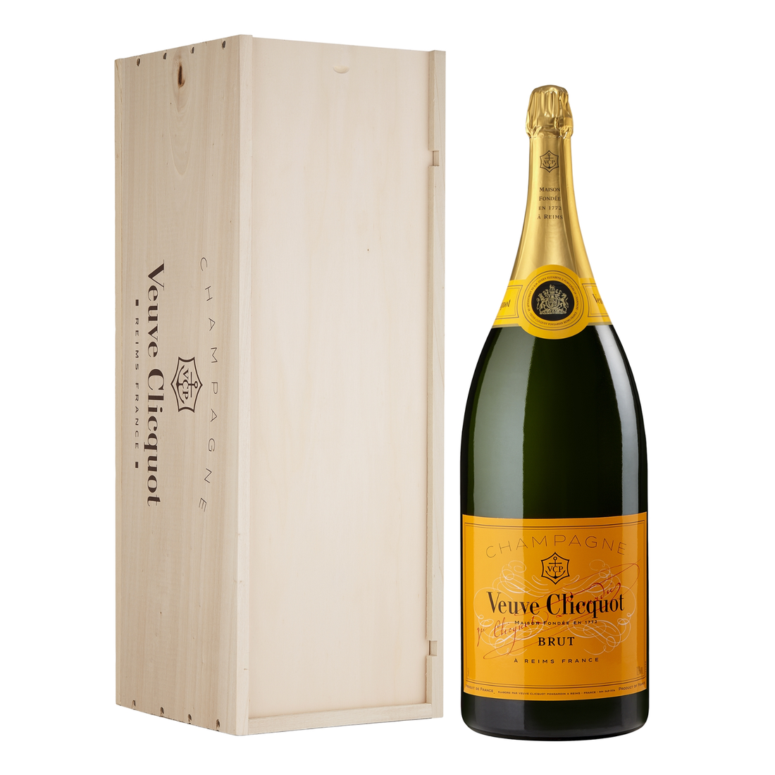Champagne Veuve Clicquot Brut Balthazar 12L (Box Legno)
