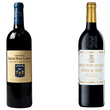 Box Chateau Pichon - Longueville 2006 + Château Smith Haut Lafitte 2008 - Carta dei Vini