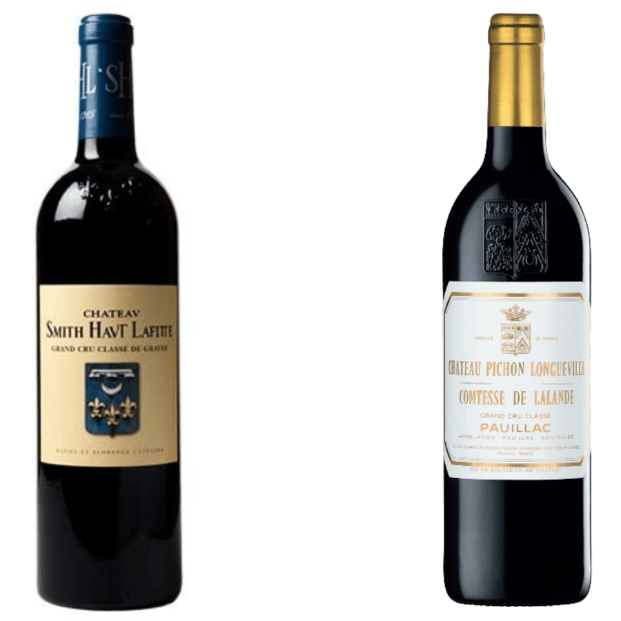 Box Chateau Pichon - Longueville 2006 + Château Smith Haut Lafitte 2008 - Carta dei Vini