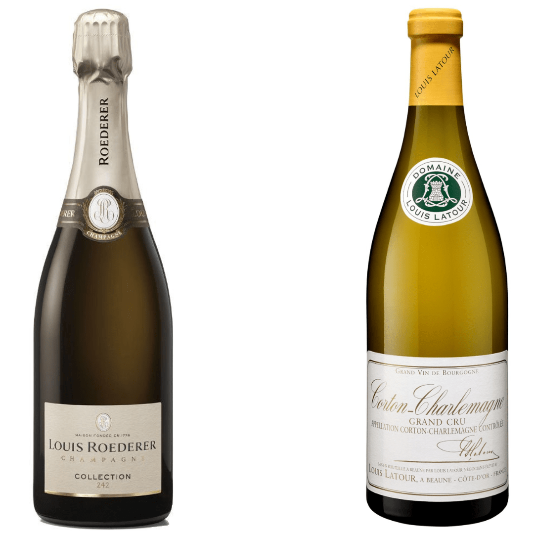 Box Corton Charlemagne 2016 Louis Latour + Louis Roederer in Regalo - Carta dei Vini