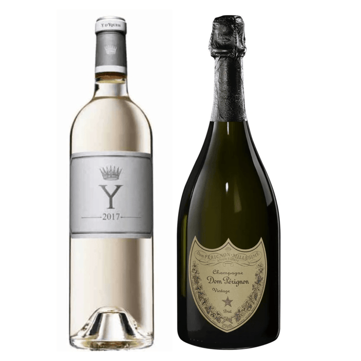 Box Promo Chateau d’Yquem Bordeaux Blanc Y 2017 + Dom Pérignon 2015 - Carta dei Vini