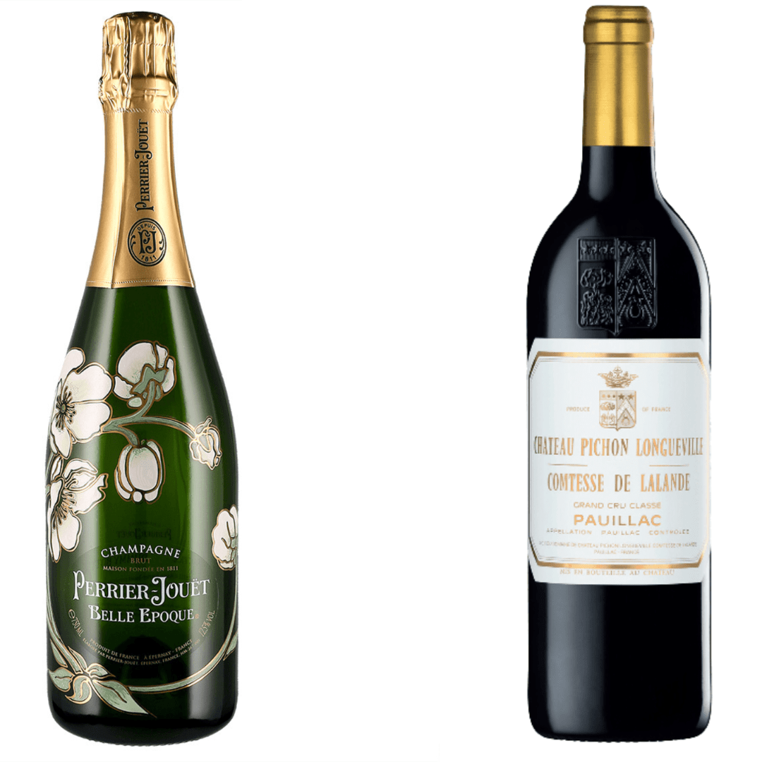 Box Promo Natale (Perrier Jouët Belle Epoque 2016 + Chateau Pichon - Longueville Comtesse de Lalande 2006) - Carta dei Vini