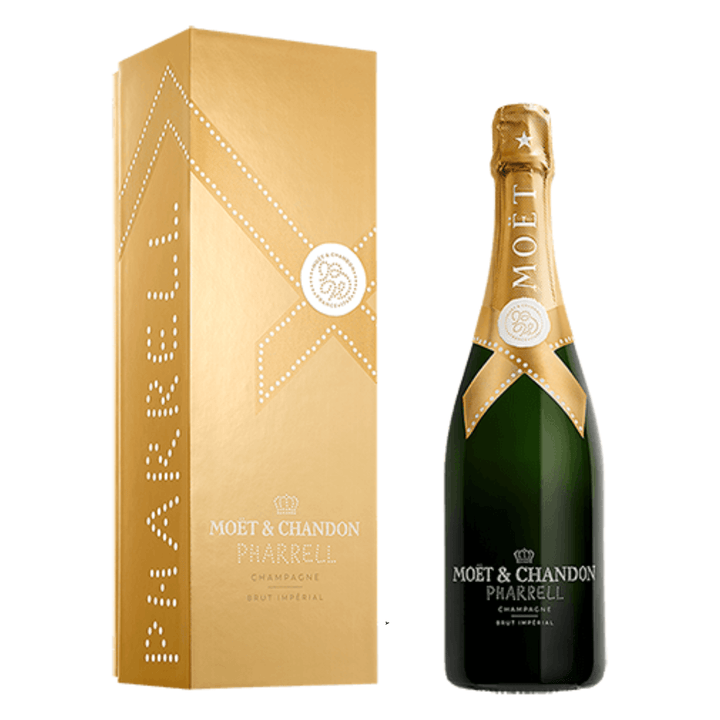 Champagne Moët & Chandon x Pharrell Williams Limited Edition Brut Imperial (Gold Box) - Carta dei Vini