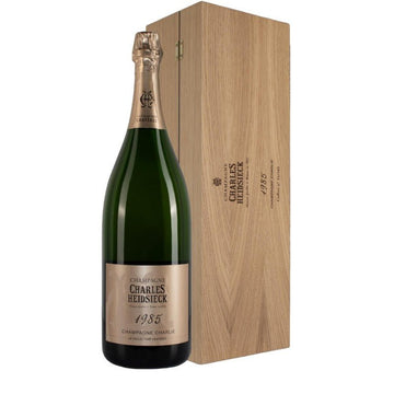 Charles Heidsieck Millésimé Brut Collection Crayères 1985 3l Jéroboam In Cassa Legno - Carta dei Vini