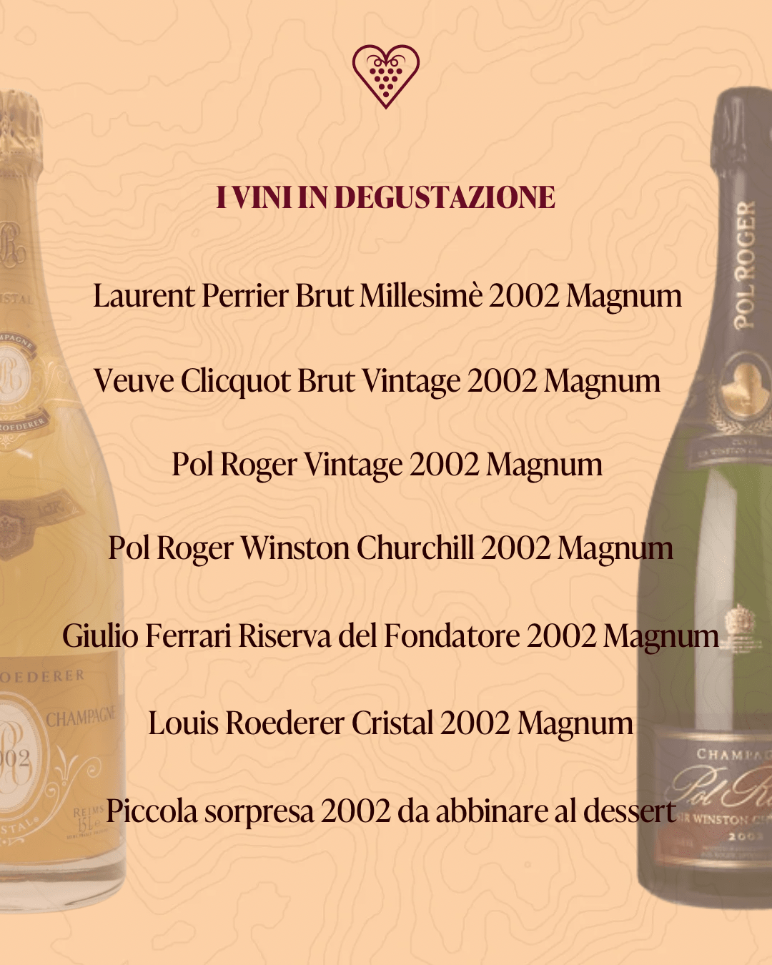 Degustazione Bollicine 2002 in Formato Magnum - 5 marzo 2026 - Carta dei Vini