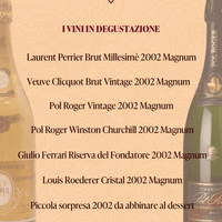 Degustazione Bollicine 2002 in Formato Magnum - 5 marzo 2026 - Carta dei Vini