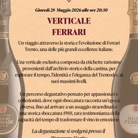Degustazione Verticale Ferrari 28 Maggio 2026 - Carta dei Vini