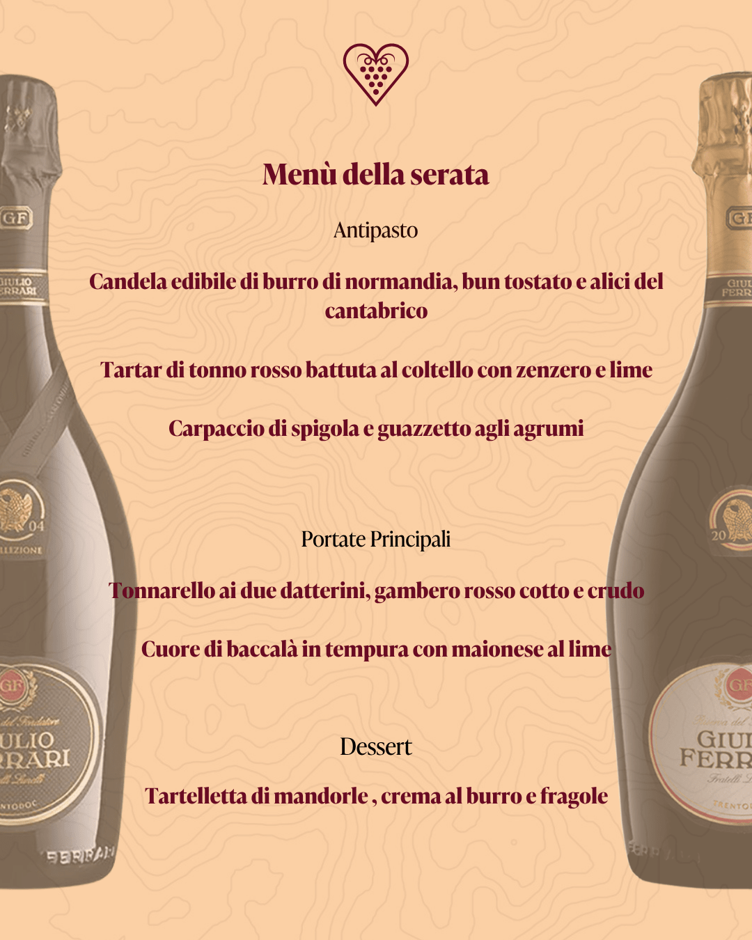 Degustazione Verticale Ferrari 28 Maggio 2026 - Carta dei Vini