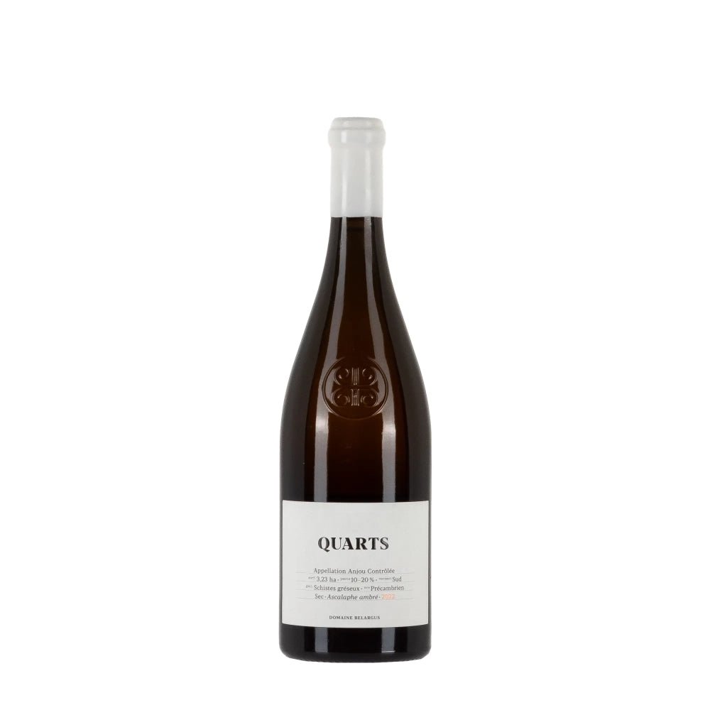 Bottiglia di vino bianco biologico Domaine Belargus Quarts 2022, eccellenza della Loira.
