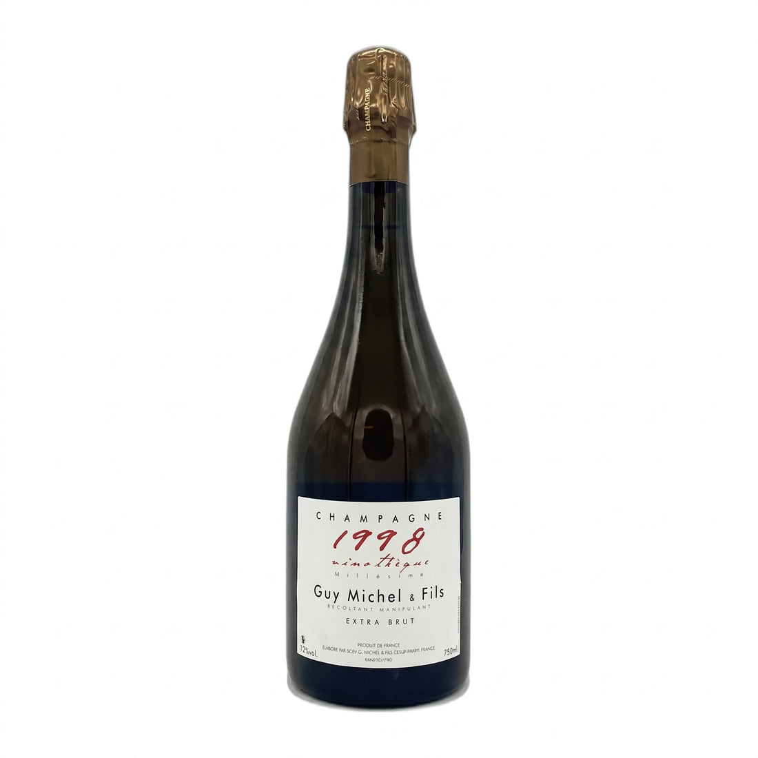 hampagne Guy Michel Vinoteque Millesime 1998 - Carta dei Vini