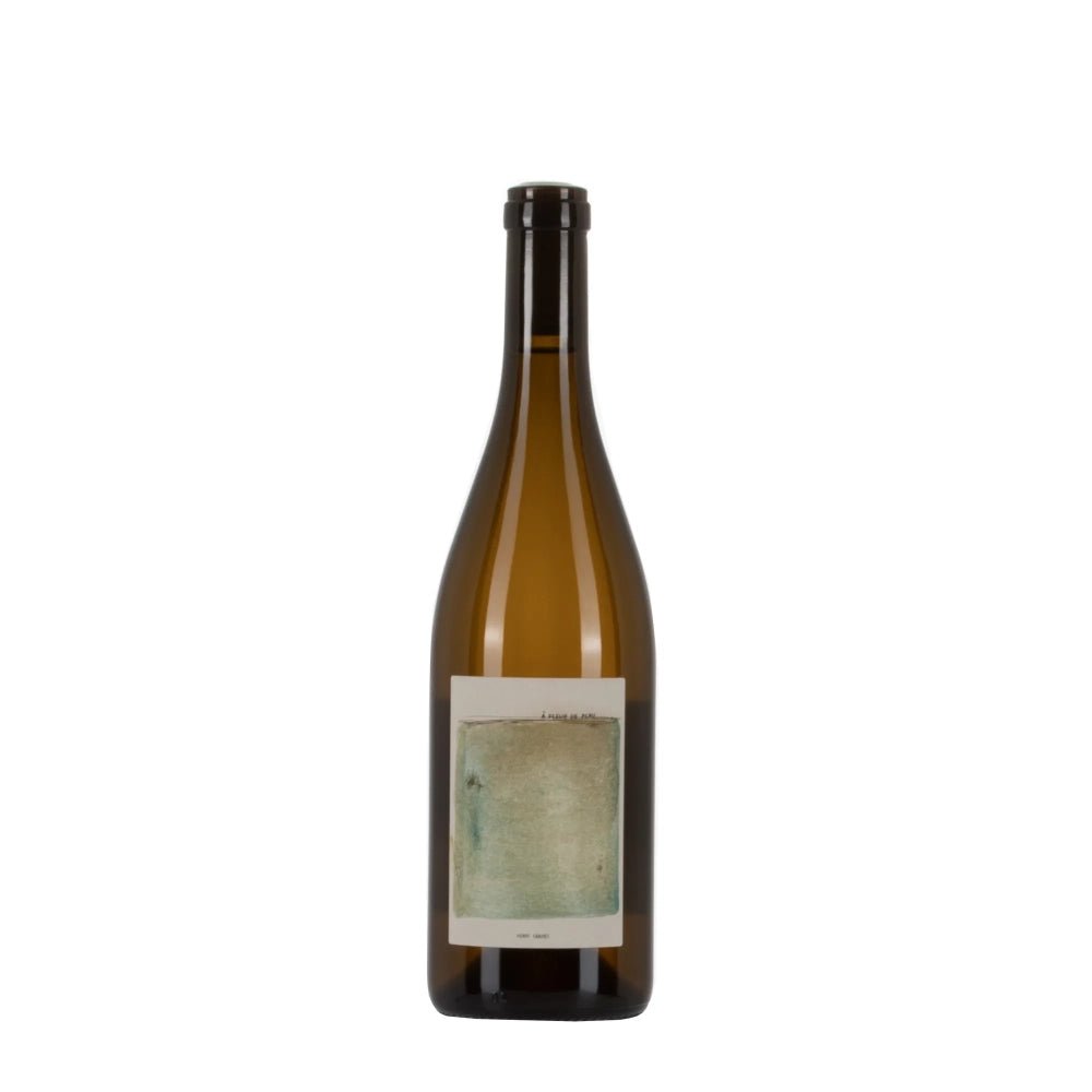 Bottiglia di vino bianco naturale Henri Chauvet A Fleur De Peau 2023, 100% Chardonnay da 75 cl.