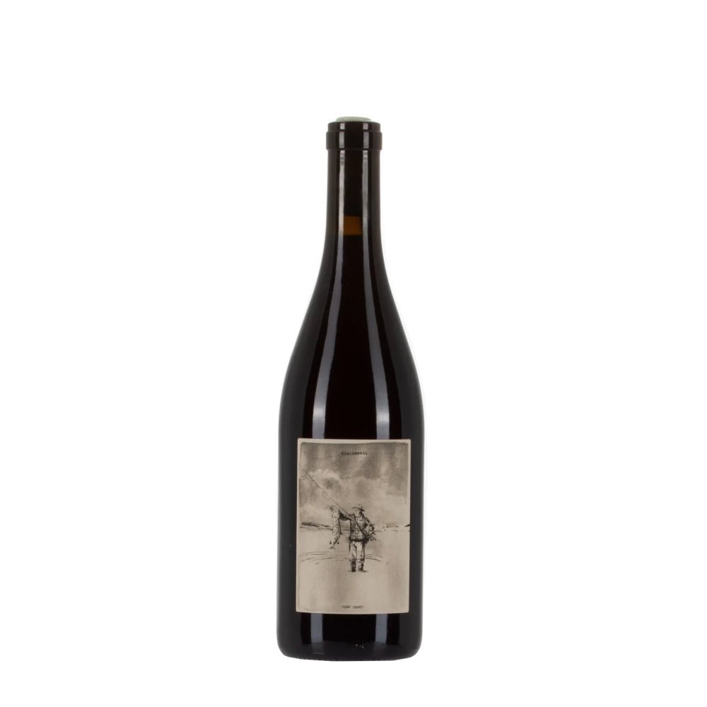 Bottiglia di vino rosso naturale Henri Chauvet Braconnage 2024 da 75 cl in primo piano