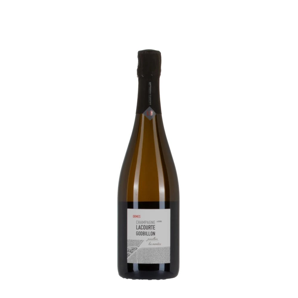 Bottiglia di Champagne biologico Lacourte Godbillon Ormes Les Montées da 75 cl