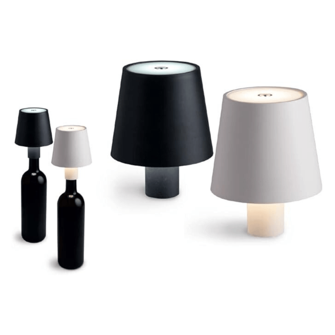 Kit Paralume E Stappa E Illumina Per Trasformare La Tua Lampada Bottiglia Con Un Paralume (Kit Con Paralume Tortora Da 33cm