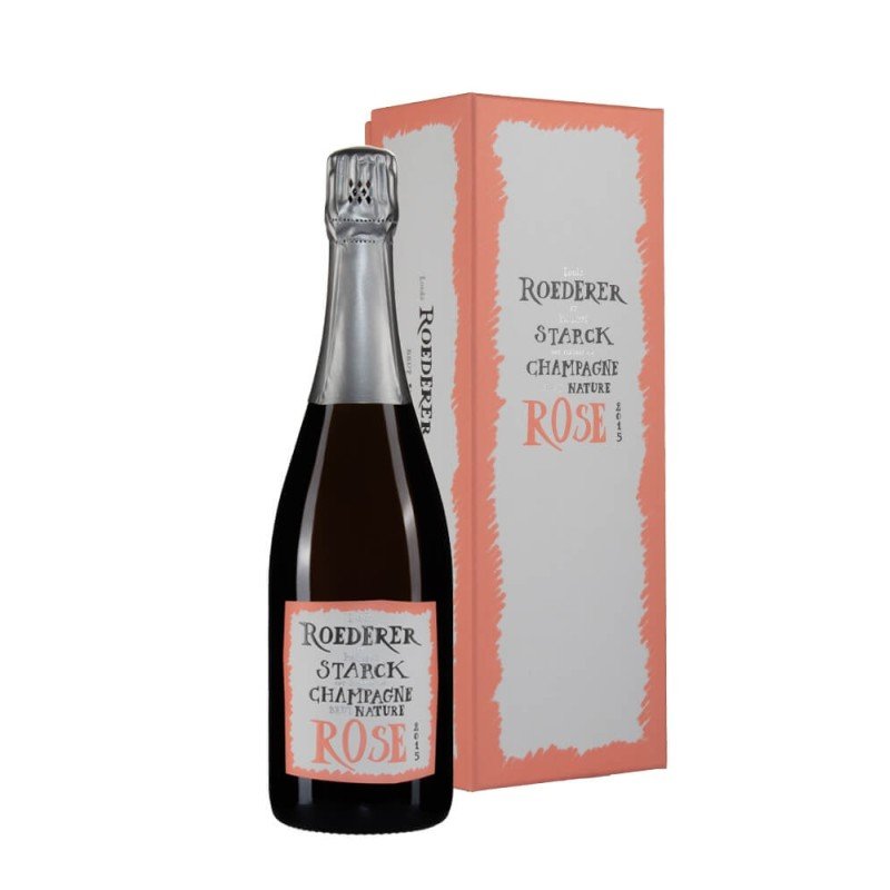Louis Roederer Philippe Starck Nature Rosè 2015 Box - Carta dei Vini