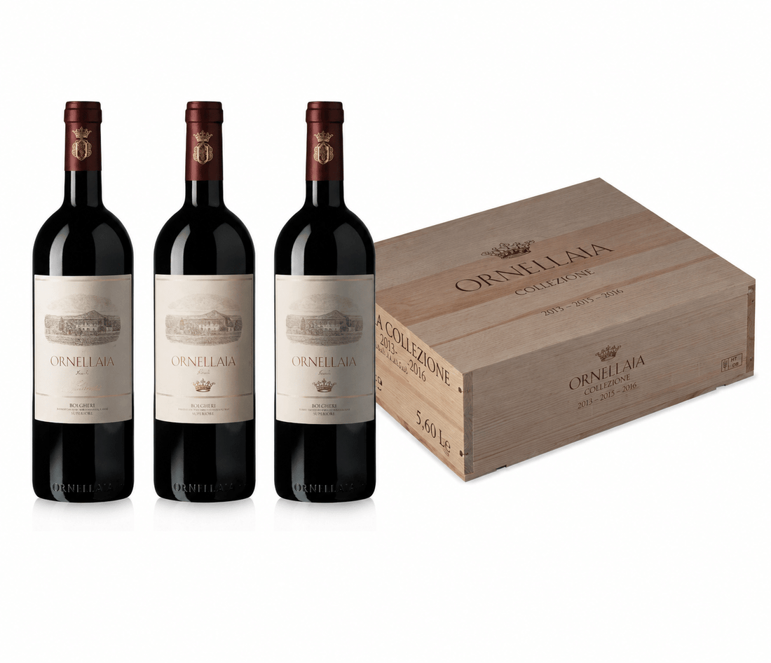 Ornellaia 2013-2015-2016 Cassa Collezione (3 bottiglie) - Carta dei Vini