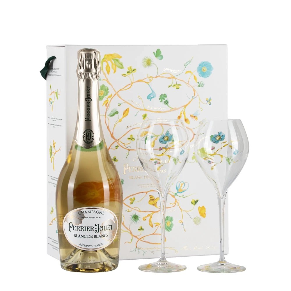 Perrier - jouët Blanc De Blancs Con 2 Bicchieri - Carta dei Vini