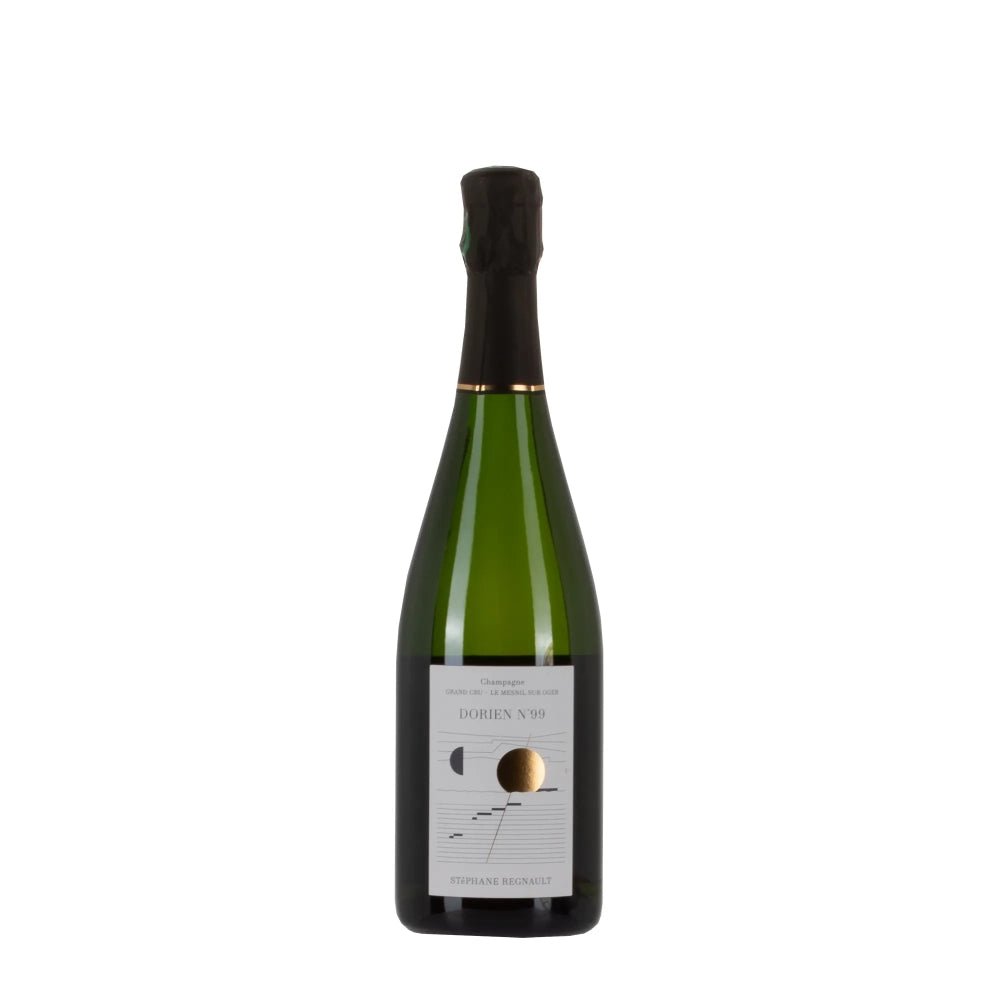 Bottiglia di Champagne Stéphane Regnault Dorien N°99, 100% Chardonnay della Côte des Blancs