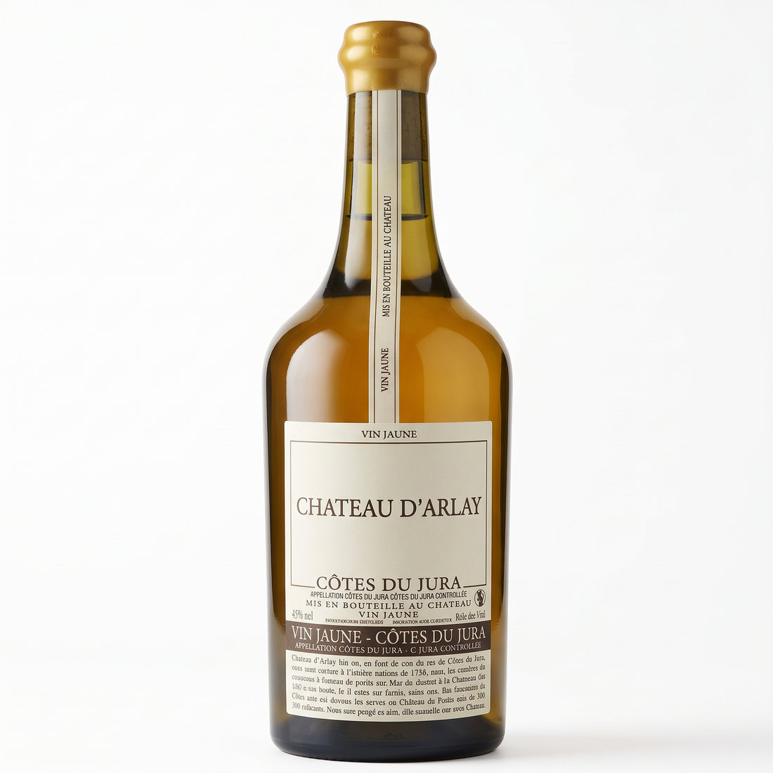 Bottiglia di vino bianco Chateau D&