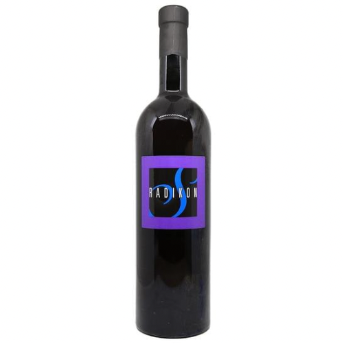 Bottiglia di Pinot Grigio Sivi 2021 Radikon, vino bianco ramato biologico del Friuli Venezia Giulia.